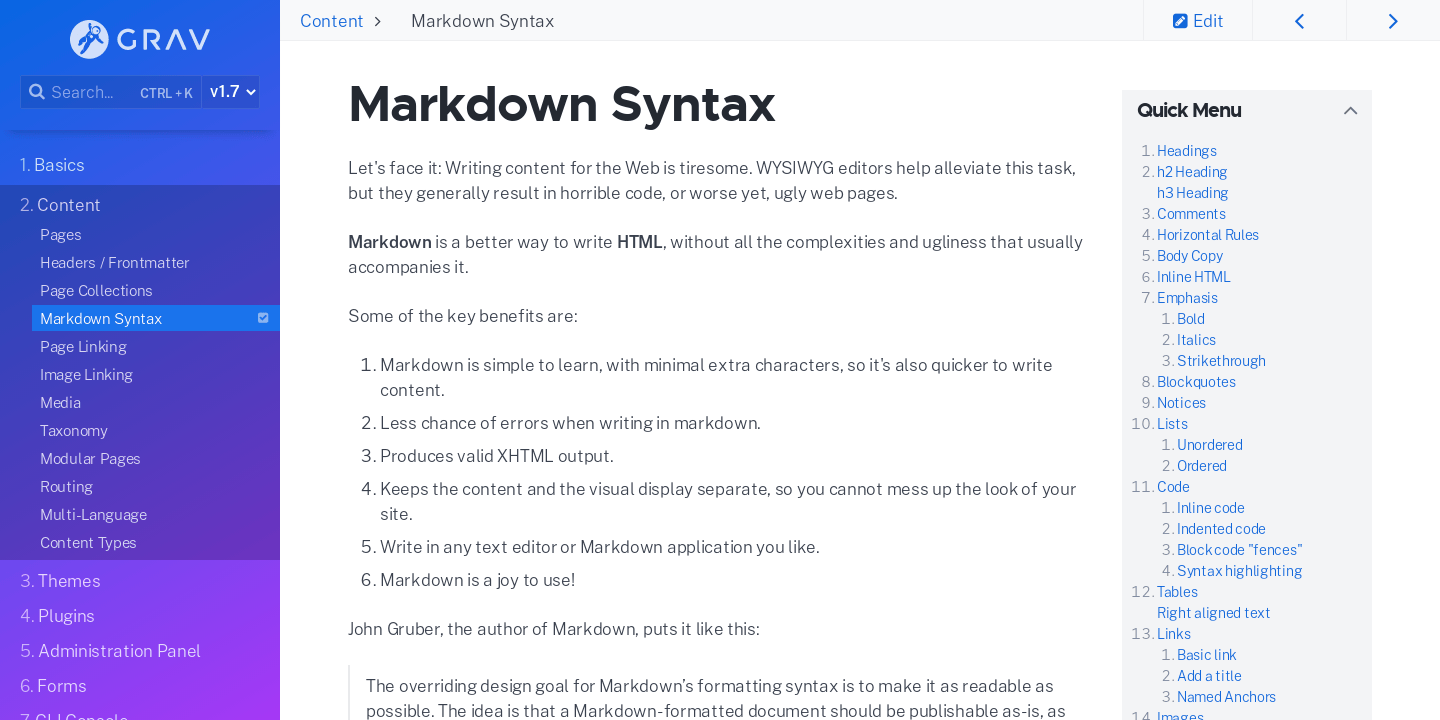 Markdown Site